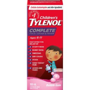 شربت سرماخوردگی به همراه استامینوفن تایلنول مناسب کودکان 6 تا 11 سال