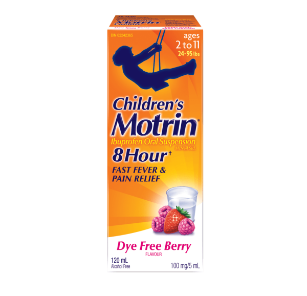 شربت ایبوپروفن موترین (Motrin) مناسب برای کودکان 2 تا 11 سال
